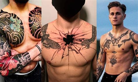 tatuagem no meio dos peitos|Tatuagem no peito: 20 Ideias para te Inspirar